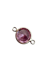 6mm 3A Cubic Zicronia Bezel Connector 
SKU#5005781M10