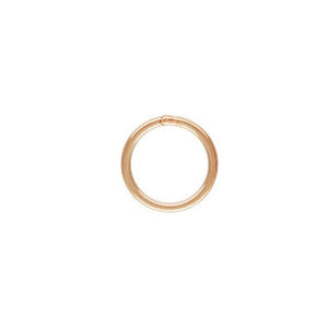 22ga Closed Jump Ring 0.64x6mm, 14k Gold Filled, Sterling Silver, 14k Rose Gold Filled#4004442C