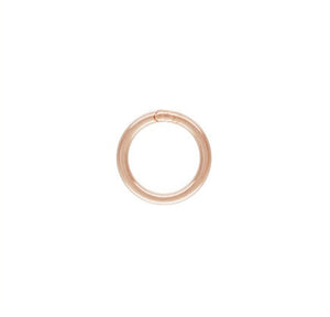 22ga Closed Jump Ring 0.64x5mm, 14k Gold Filled, Sterling Silver, 14k Rose Gold Filled, #4004452C