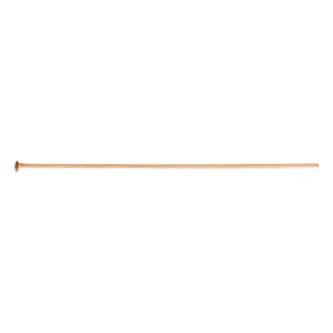 24ga Headpin .50x1.5" .060" Head, 14k Gold Filled, Sterling Silver, 14k Rose Gold Filled, #4005377