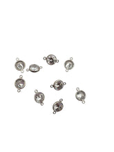 3mm, sterling silver , 3A, Cubic Zicronia Bezel Connector 
SKU#5030CM4