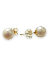 Japanese akoya pearl studs, 14KGF, SKU#Jakoya8