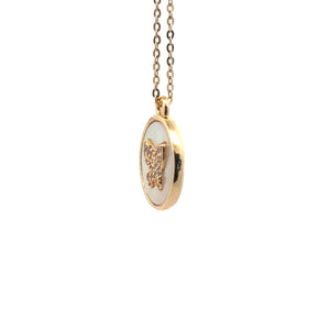 Butterfly Charm, Gold Plated, M4427