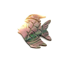 Tahitian Pearl Mother Of Pearl Fish Beads, Sku#M260