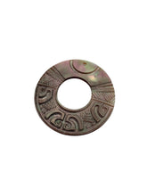 Carved round mother of pearl, SKU#M2339