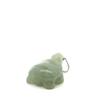Turtle shaped aventurine pendant SKU#M2184