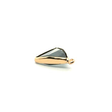 Black triangle shape crystal charm,SKU#M2151black