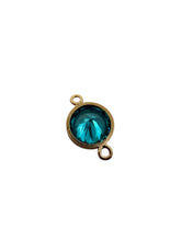 4mm,Gold Filled, 3A, Cubic Zicronia Bezel Connector 
SKU#4005780M12