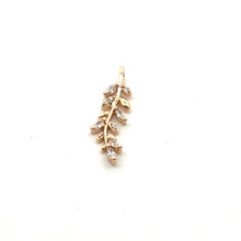 Gold leaf charm SKU#M3119
