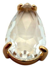 Clear tear drop crystal charm, SKU#M2152clear