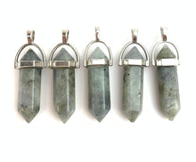 Silver Plated Labradorite Pendant Sku#M1437