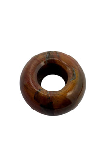 Tiger Eye Donut Jade Beads, Sku#BG70