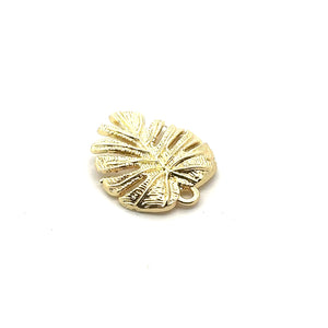 Gold leaf charm SKU#M3350