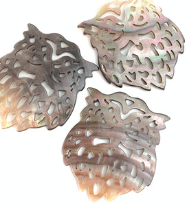 Mother of Pearl Owl Charm Sku#M542