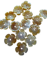 Yellow flower mother of pearl, SKU#M4624