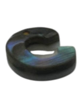 Abalone MOP letter pendant “C”
