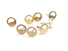 14kGF Yin and Yang Studs Sku#708-4