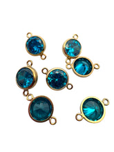 6mm,Gold Filled, 3A, Cubic Zicronia Bezel Connector 
SKU#4005781M9