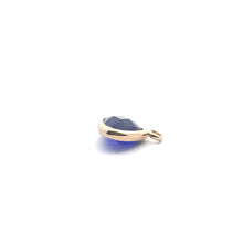 Dark blue shape crystal charm, SKU#M2161Dblue