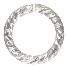 Open Sparkle Jump Ring 0.76x5mm, 14k Gold Filled, Sterling Silver, #4004472P1