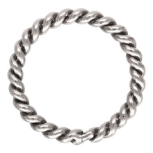 20.5ga Twisted Jump Ring 0.76x6mm, 14k Gold Filled, Sterling Silver, #4004481CT