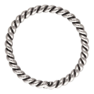 20.5ga Twisted Jump Ring 0.76x7mm, 14k Gold Filled, Sterling Silver, #4004486CT