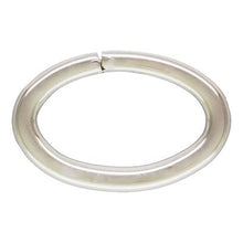 Open Oval Jump Ring 0.89x4.9x7.6mm, 14k Gold Filled, Sterling Silver, #4004497OV