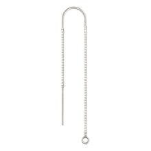U-Threader Box Chain Drop w/Ring GP, 14k Gold Filled, Sterling Silver, Sku#4006430XB2