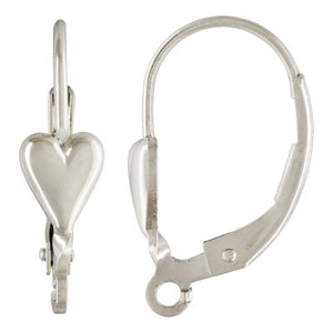 Heart Leverback w/Ring, 4007085