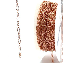 Rose Gold filled 2.3MM Tiny Oval Long & Short Chain, SKU#17SM801