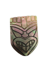 Tiki carved mother of pearl, SKU#M3775