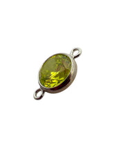 6mm 3A Cubic Zicronia Bezel Connector 
SKU#5005781M8