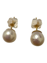 Japanese akoya pearl studs, 14KGF, SKU#Jakoya3