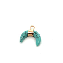 Turquoise half moon charm SKU#M2700