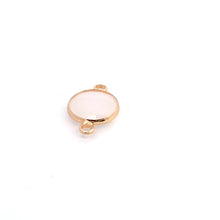 White triangle shape crystal charm,SKU#M2148white