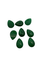 Carved MOP, tear drop shape Jade Gemstone . SKU#M1952