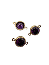 6mm,Gold Filled, 3A, Cubic Zicronia Bezel Connector 
SKU#4005781M2