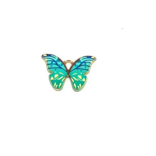 Butterfly Charm, Gold Plated, Sku#M3194