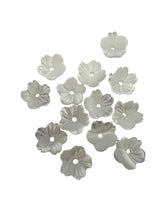 8mm white flower Mother of Pearl, SKU#M4604