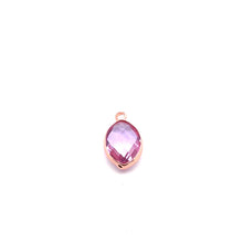 Pink Diamond shape charm, SKU#M21456pink
