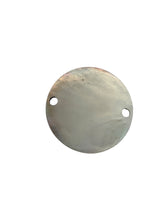 Round Mother of Pearl, Carved, SKU#M2636