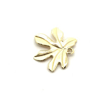 Gold leaf charm SKU#M3353