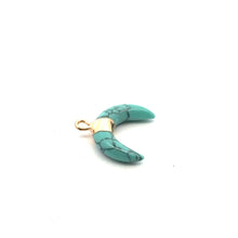 Turquoise half moon charm SKU#M2700