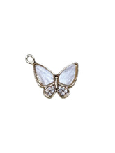 Butterfly charm with rhinestones, SKU#M4425