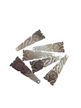 Beautiful triangle shape carved mother of pearl, SKU#M2295