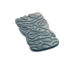 Mother of Pearl Tiki Head Charm Sku#M3490