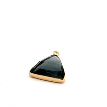Black triangle shape crystal charm,SKU#M2151black