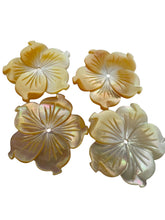 Yellow flower mother of pearl, SKU#M4606