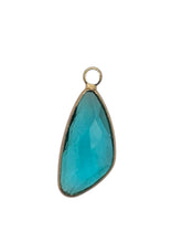 Light blue crystal charm, SKU#M3104Lblue