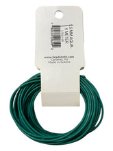 Aqua Greek Leather Cord 1.5MM